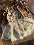 Twirl Dress with Mesh Skirt