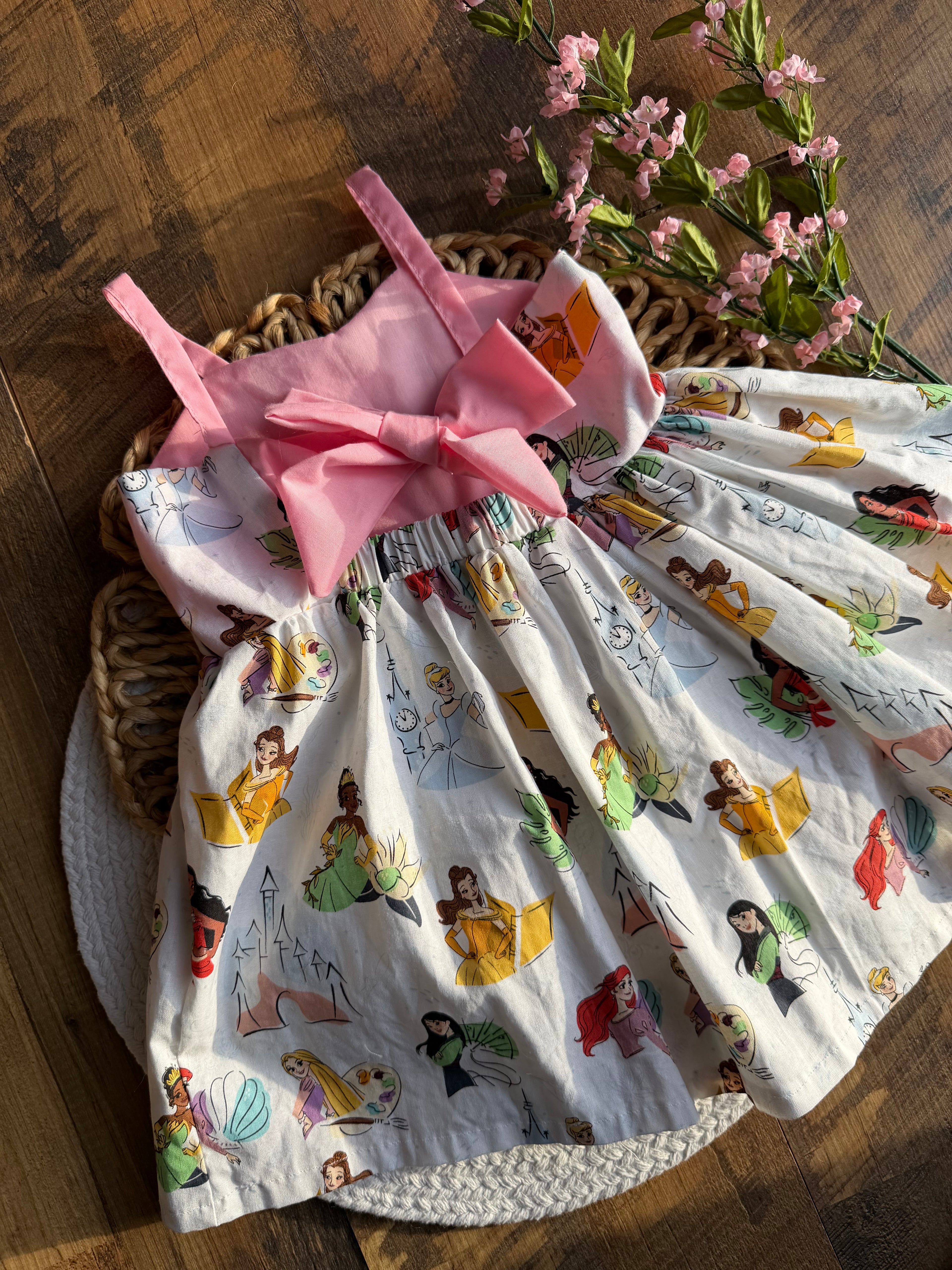 Classic Cotton Bow Back Dress