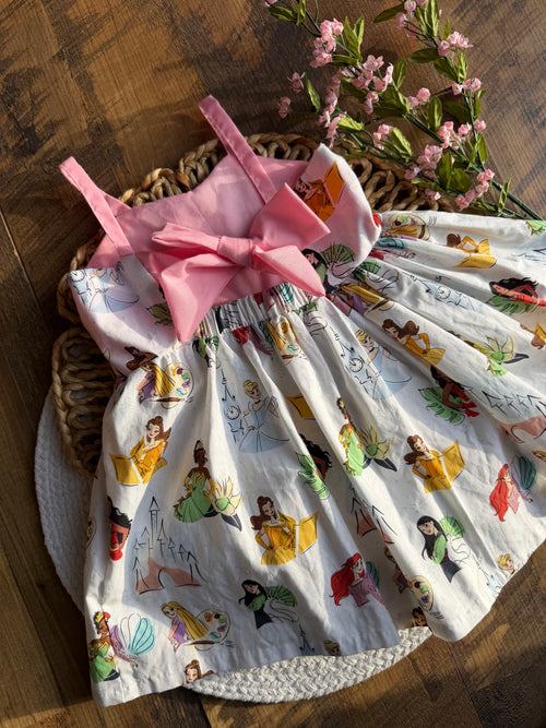 Classic Cotton Bow Back Dress