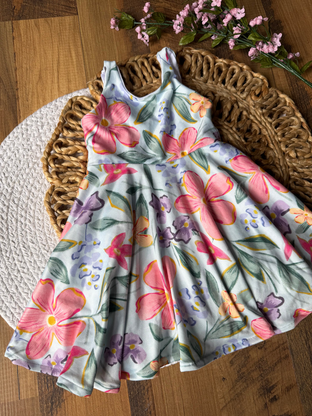 Custom Fabric Twirl Dress