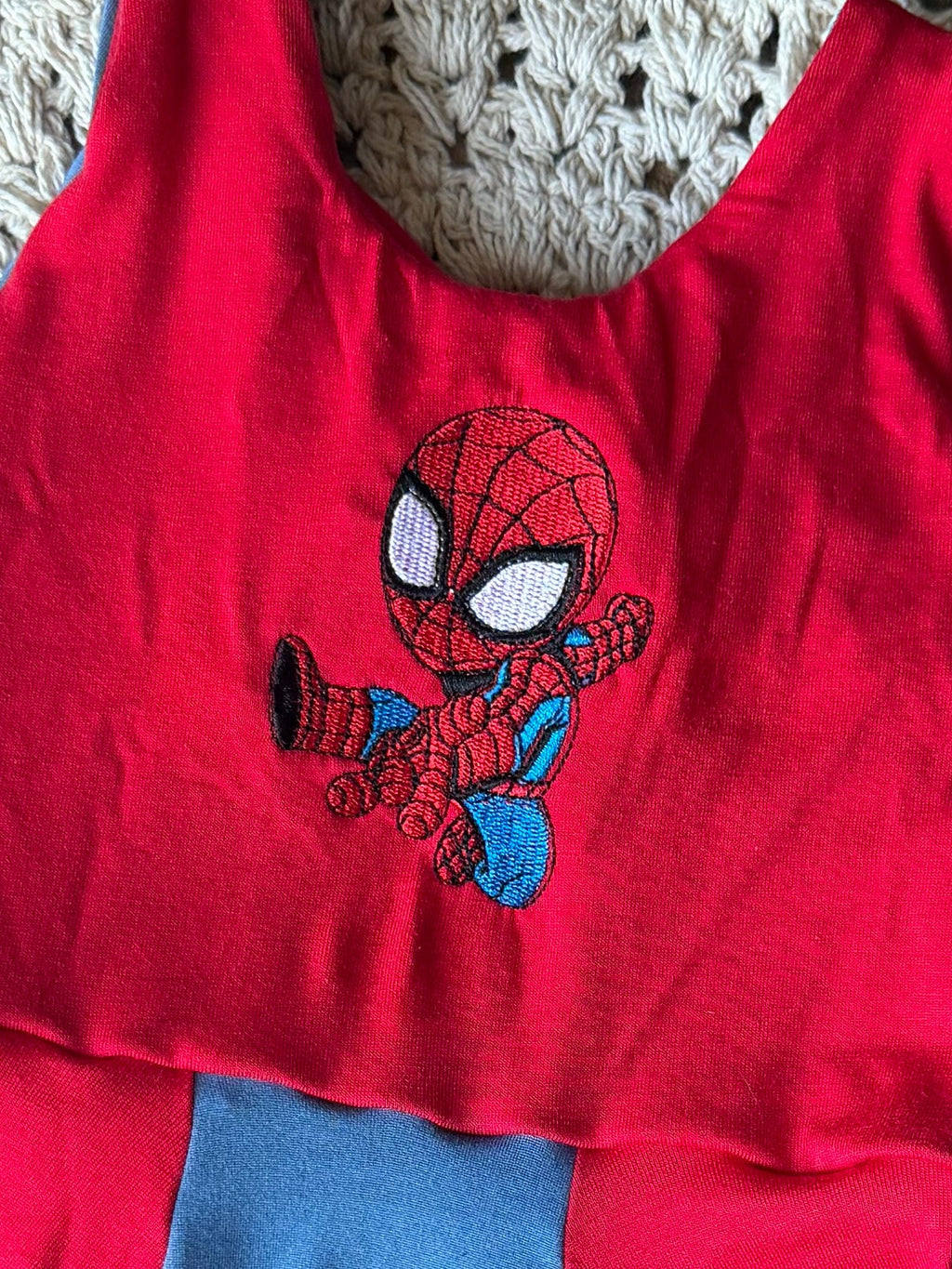Embroidered Boy Spider