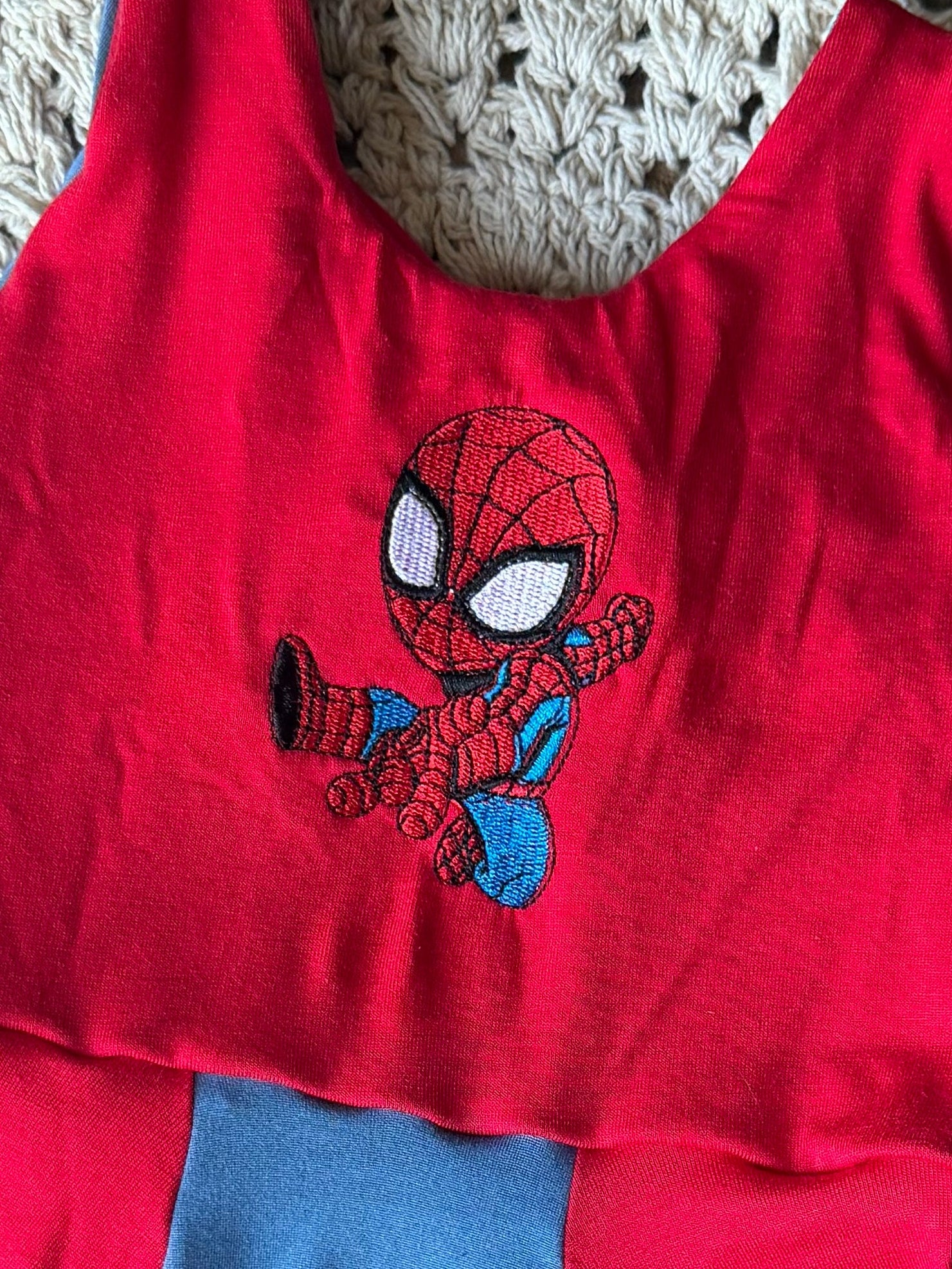Embroidered Boy Spider