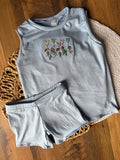 Tank top + Shorts Matching Set