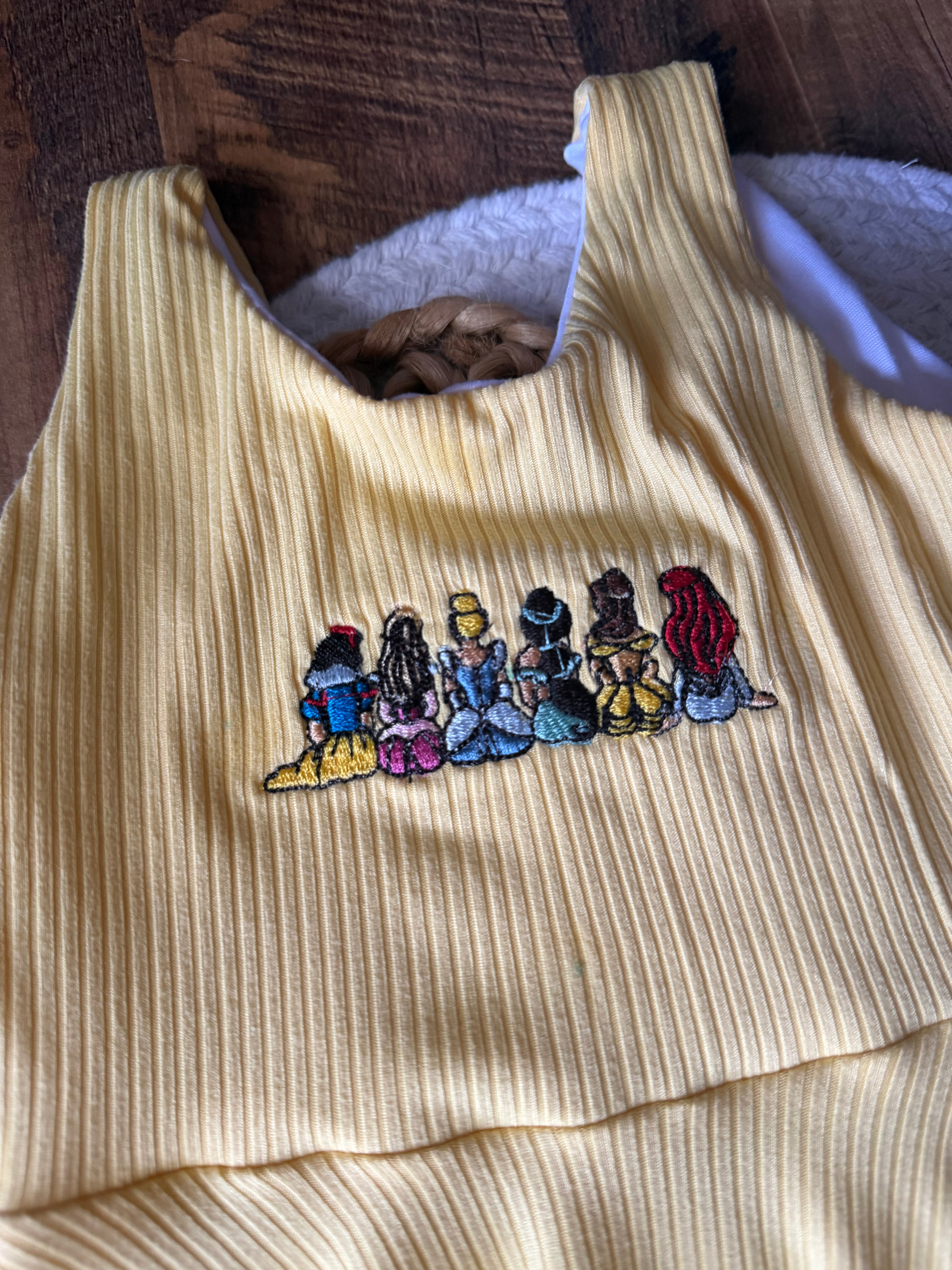 Embroidered Princess Backs