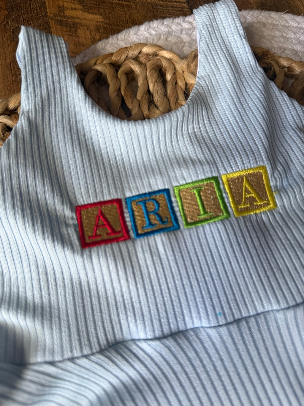 Personalized Name on Toy Blocks